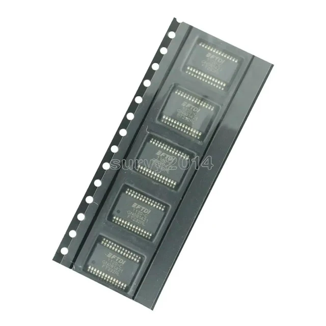Alt view image 4 of 6 - IC Chips FT232RL FT232R FT232 USB to Serial UART 28-SSOP Integrated Circuits for