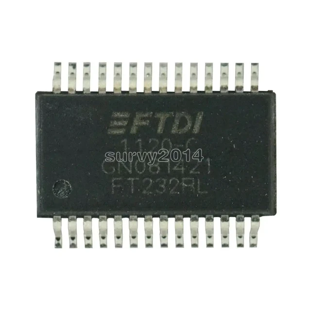 Alt view image 6 of 6 - IC Chips FT232RL FT232R FT232 USB to Serial UART 28-SSOP Integrated Circuits for