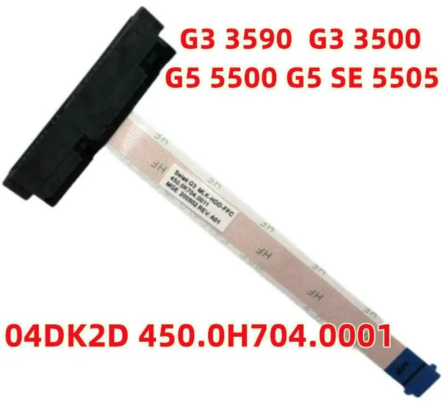 Alt view image 3 of 4 - Hdd cable for inspiron g3 3590 g5 5500 04dk2d 450.0h704.0001 sata hard drive cable hdd connector