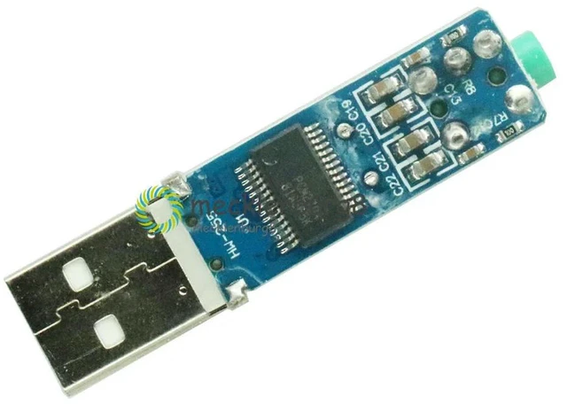 Alt view image 5 of 6 - 5V Mini PCM2704 USB DAC HIFI USB Sound Card USB Power DAC Decoder Board Module For Raspberry Pi 16 Bits