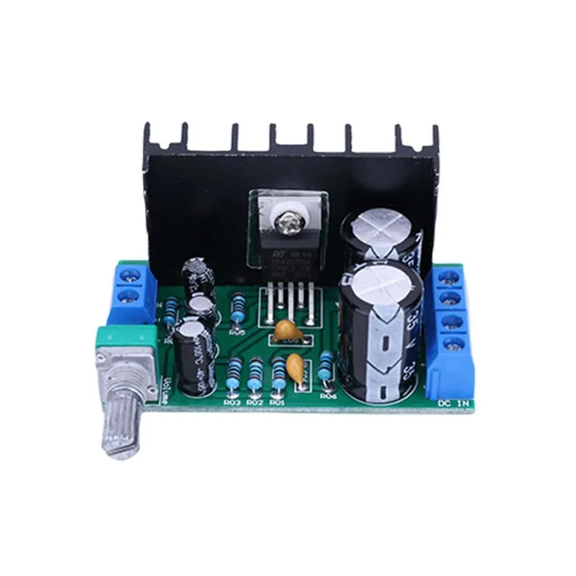 Alt view image 4 of 6 - TDA2050 Mono Audio Power Amplifier Board 10-100W Audio Amplifier Module 1-Channel Stereo Power Amplifier DC/AC 12-24V
