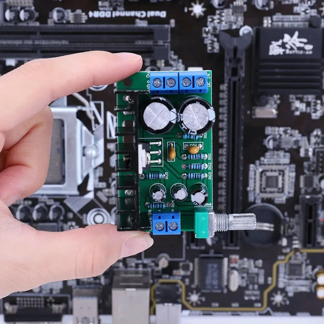 Alt view image 5 of 6 - TDA2050 Mono Audio Power Amplifier Board 10-100W Audio Amplifier Module 1-Channel Stereo Power Amplifier DC/AC 12-24V
