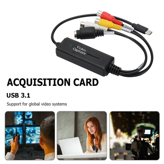 Alt view image 5 of 6 - USB 3.1 Easy Cap Video Audio Converter 1 Channel Type-C DVD Audio Capture Adapter Card Video Capture Converter for PC phone