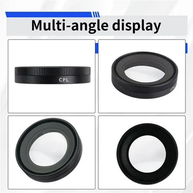 Alt view image 6 of 6 - Circular Polarizer Lens Eliminate For 70 Mai A810 Dashcam- Filter Set Polarizing& CPL Design To Reduce Glare Reflections