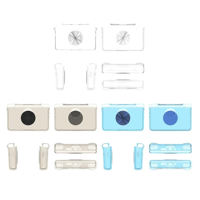 Alt view image 6 of 6 - Clear TPU Cover Anti-Scratch Drop-Proof Game Console Case Cover Waterproof Compatible for Retroid Pocket Flip 2