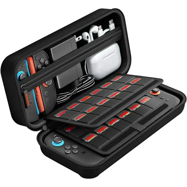 Alt view image 4 of 6 - For Switch 2 Case For Switch 2 Console Case For Switch 2 Accessories Case For Switch 2 Game Cartridges Case
