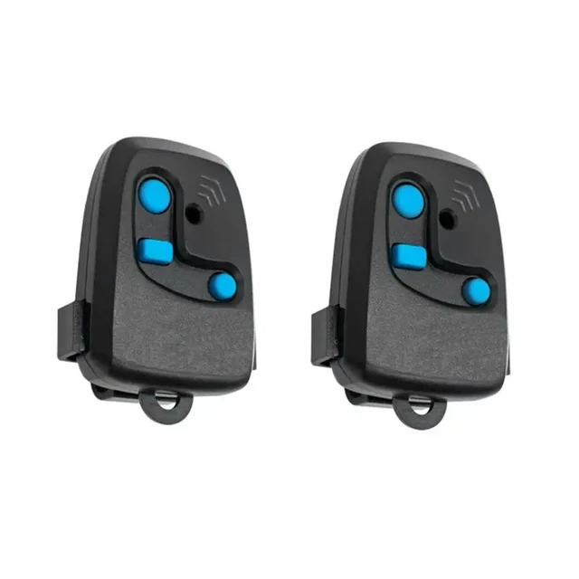 Alt view image 4 of 6 - For PECCININ 433Mhz Rolling Code Garage Door Opener 2 Pieces Remote Control 3 Button Transmitter Duplicator