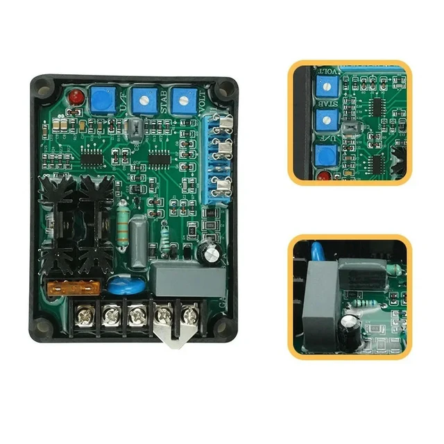 Alt view image 6 of 6 - GAVR-8A Universal AVR Generator Board Automatic Voltage Regulator Module Board For