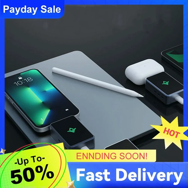 Alt view image 4 of 6 - 140W Type-C Automatic Cut Off Charging Protector Fast Charging Data Cable Separator Full Charge Auto Disconnect Charger