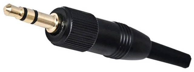 Alt view image 6 of 6 - 10Pcs 3.5Mm Stereo Screw Locking Audio Lock Connector For Sennheiser For Nady Audio2000s Mic Spare Plug Adapter