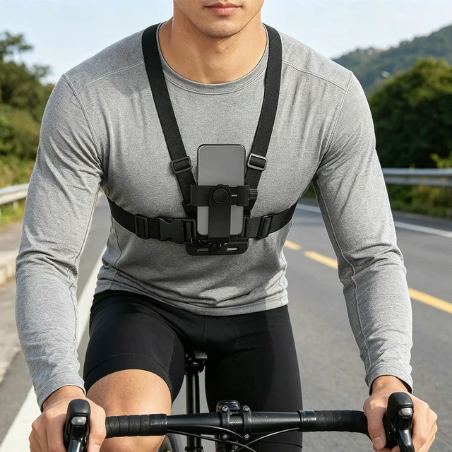 Alt view image 6 of 6 - For Hero 12/11/10 Adjustable Chest Strap Mount with J Hook Chests Strap Action Camera Holder Action Cameras Accessories