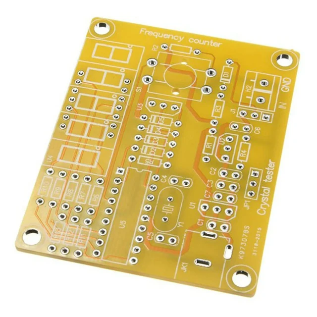 Alt view image 4 of 6 - 1Hz-50MHz Crystal Oscillator Frequency Counter Tester 5 Digits Display Digital Frequency Counter Module DIY Kits