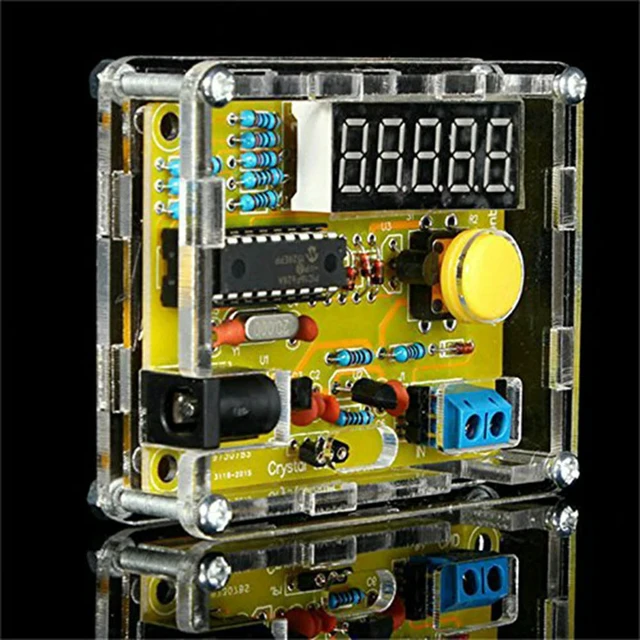 Alt view image 5 of 6 - 1Hz-50MHz Crystal Oscillator Frequency Counter Tester 5 Digits Display Digital Frequency Counter Module DIY Kits