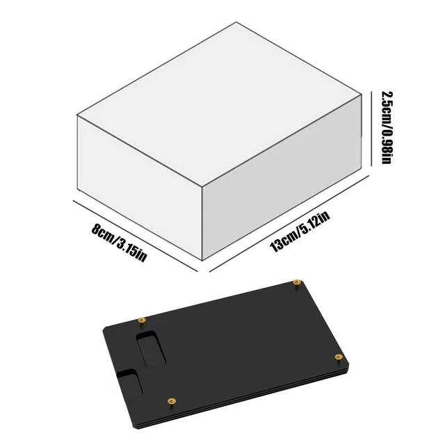Alt view image 4 of 6 - NVME M.2 MKEY SSD RAID Expansion Card Heatsink Aluminum Heatsink