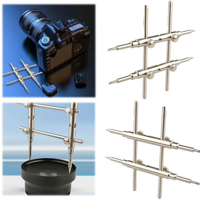 Alt view image 5 of 6 - 25-130MM Camera Lens Repair Spanner Kits Open Tools Pointy/Flat Tips Lens Removal Tool for Most DSLR Cameras Lenses Accessories