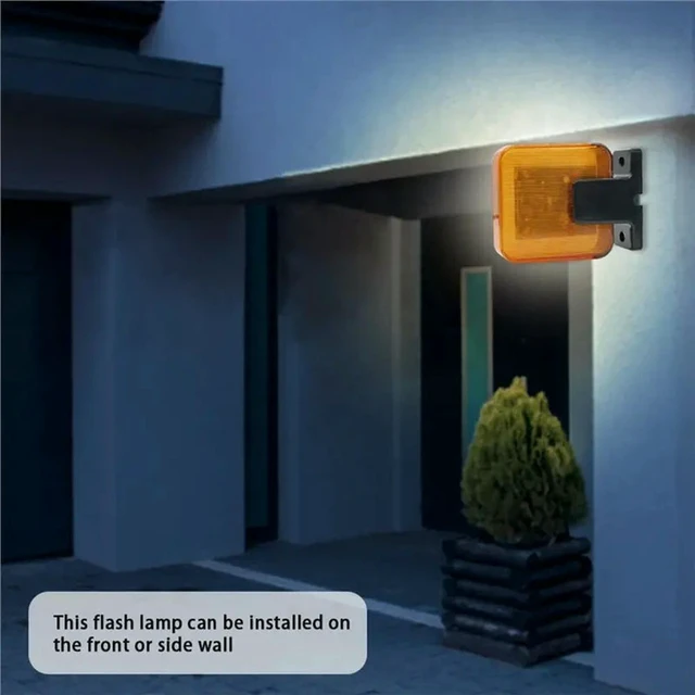 Alt view image 5 of 6 - LED Warning Lamp Universal 12V-256V Signal Alarm Light Flashing Light For Gate Security Protection