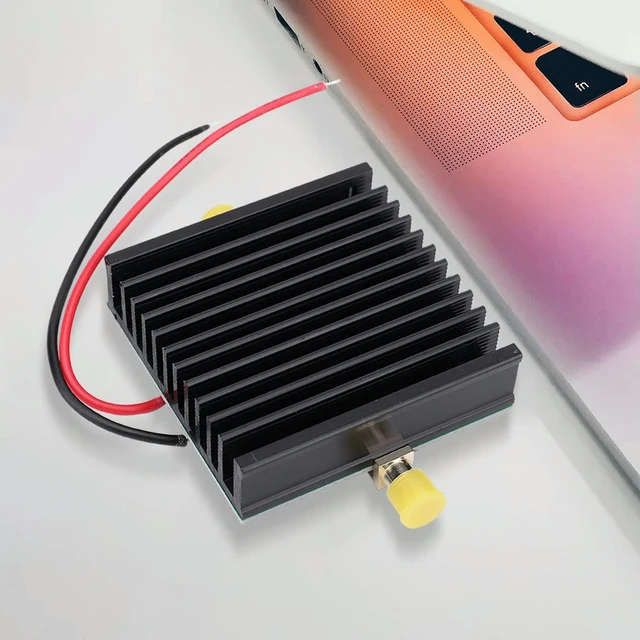 Alt view image 6 of 6 - RF Power Amplifier 1W Graphic Amplifier Module RF2126 High Power Linear Amplifier 2.4G Bluetooth-compatible with Heat Sink
