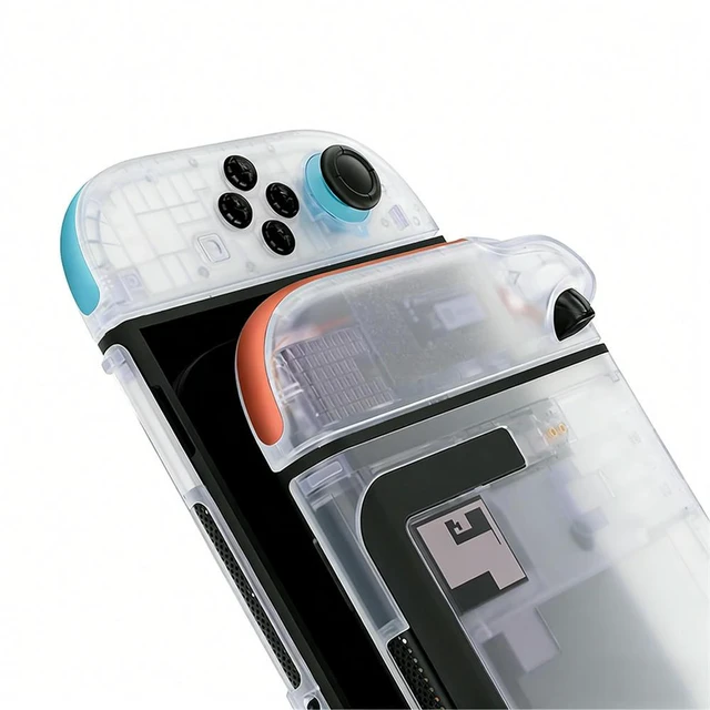 Alt view image 5 of 6 - For NS2 DIY Front Rear Cover Complete Set ABS Ergonomic Grip Protect Sleeve Game Console Protective Cover Gaming Accessories