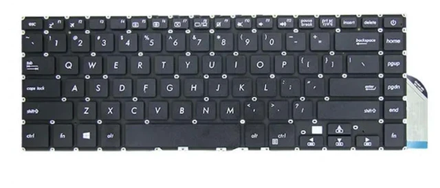 Alt view image 5 of 6 - Laptop Keyboard For x505 x505b x505Ba x505BP x505Z x505ZA x506 r504z k505 k505bp US Layout