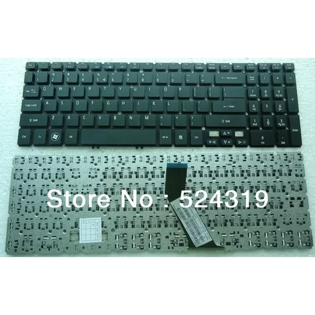 Alt view image 4 of 6 - Laptop Keyboard for V5-531G V5-571G V5-551G US Layout