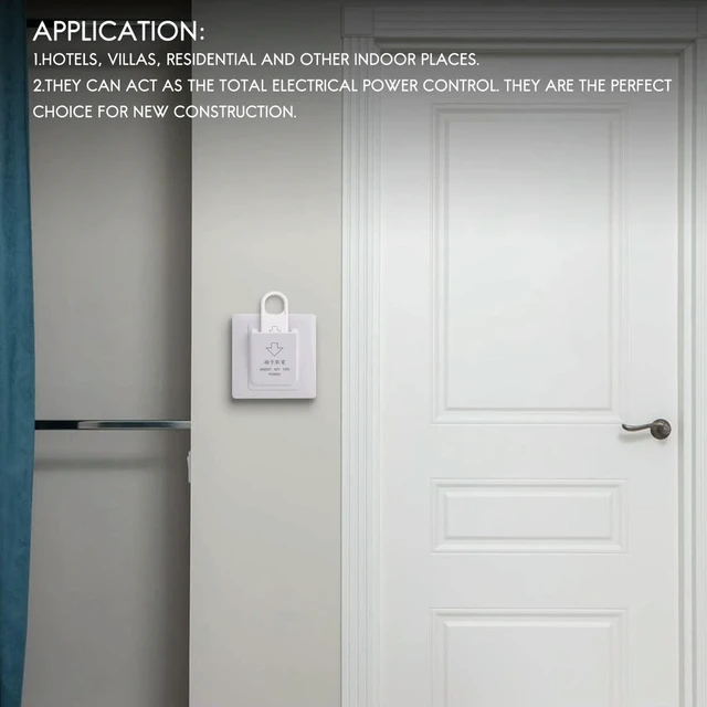 Alt view image 5 of 6 - High Grade Hotel Magnetic Card Switch Energy Saving Switch Insert Key For Power With 3 Card