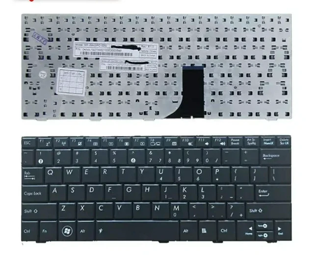 Alt view image 4 of 6 - Laptop Keyboard for 1005HA 1005 HA 1008HA 1008 HA US Layout