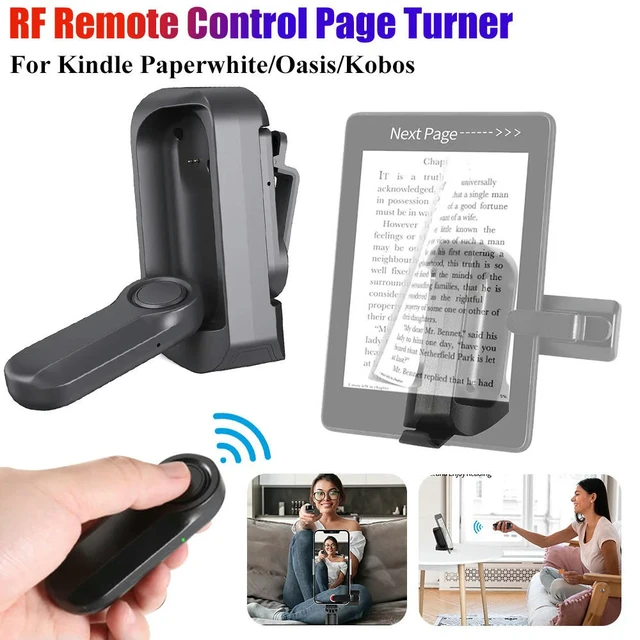 Alt view image 4 of 6 - RF Remote Control Page Turner Clicker Camera Video Recording Remote Triggers for Kindle Paperwhite Oasis Kobo EReaders