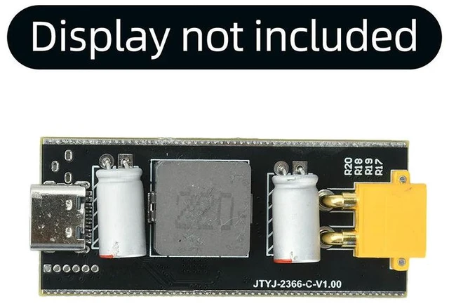 Alt view image 4 of 6 - 0.96 Inch TFT IP2366 Buck Boost 2-6S Lithium Charging Board PD 140W Charge/Discharge Module Power Bank Mainboard DIY Kit