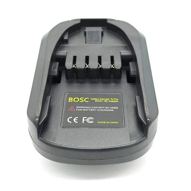 Alt view image 4 of 6 - For Parkside 20V Li-ion Batteries PAR20BOSC Adapter Converter Compatible with For Bosch C 18V Li-ion Power Tools