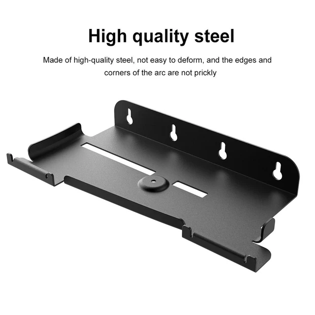 Alt view image 4 of 6 - Wall Mount Bracket Display Stand Base with Controller Holder Wall Hanging Stand for Slim Digital Edition and Disc Edition