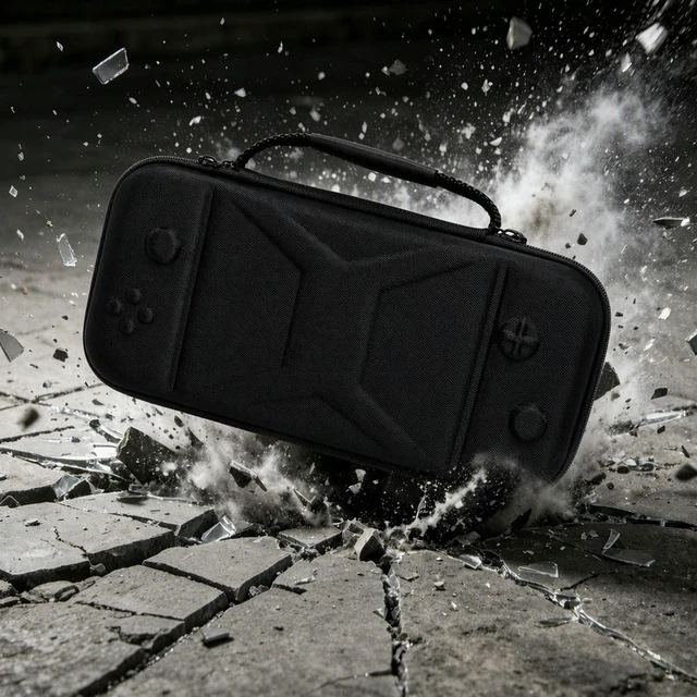 Alt view image 6 of 6 - Travel Carrying Case for Claw 8 EX AI Plus Handheld Console EVA Hard Shell Protective Bag