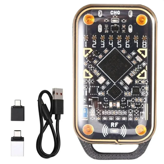 Alt view image 4 of 6 - Card Emulator With Chameleon Ultra RFID Chip Reader 125Khz 13.56Mhz ID IC Card Decoding Duplicator Restart Functi