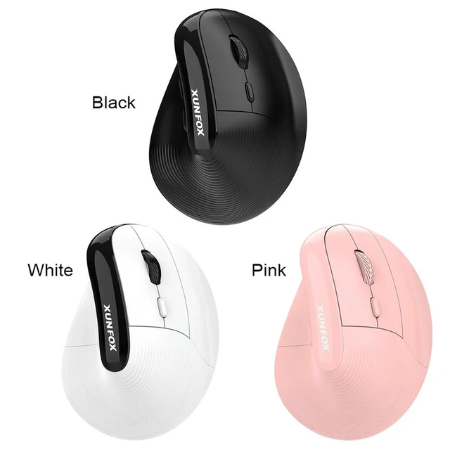 Alt view image 5 of 6 - Vertical Mouse 5 Adjustable DPI Levels 2.4G BT Mouse Rechargeable Optical Vertical Mice for Laptop PC Desktop