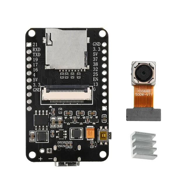 Alt view image 4 of 6 - ESP32-CAM Development Board Bluetooth Module CH340X OV5640 AF-72mm Camera 500W Pixel Type-C Bluetooth Module