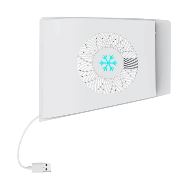 Alt view image 4 of 6 - For Slim Console Cooling Fan Side-Mounted Cooling Fan Console Quiet Cooler Side Temperature Control Cooling Fan Face Cover