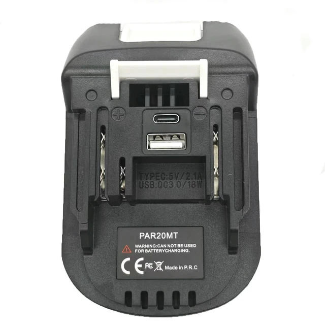 Alt view image 4 of 6 - PARK20MT Adapter Converter for Parkside 20V Lithium Batteries Compatible with For Makita 18V Li-ion Cordless Power Tools