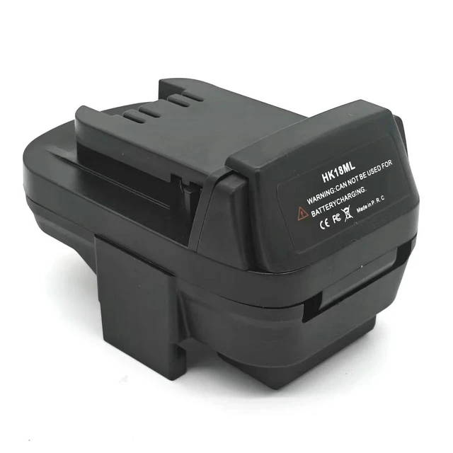 Alt view image 4 of 6 - HK18MIL Adapter Converter for Hikoki/Hitachi 18V Lithium Batteries Converting To for Milwaukee 18V Power Tools