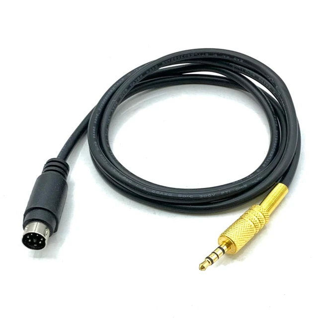 Alt view image 4 of 6 - 1M FT-857/-817/-991 Radio Connection Cable Mini DIN 6 To 3.5mm Stereo Jack Cable Fit for YAESU FT-891/857/817/991/450D