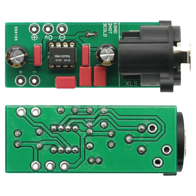 Alt view image 5 of 6 - 1PCS INA137PA Balanced To Single End Converter Board Module Mono For HiFi Power Amplifier DAC Module Board DIY