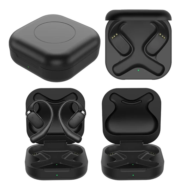 Alt view image 6 of 6 - Charging Case Replacement Charger Case Cover Earphone Charger Box for Shokz OpenFit T910 Open Ear Headphones