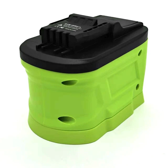 Alt view image 4 of 6 - ALASICKA for RYOBI 18V Lithium Batteries RYB18WORX Adapter Converter Compatible with For WORX 4-pin Power Tools