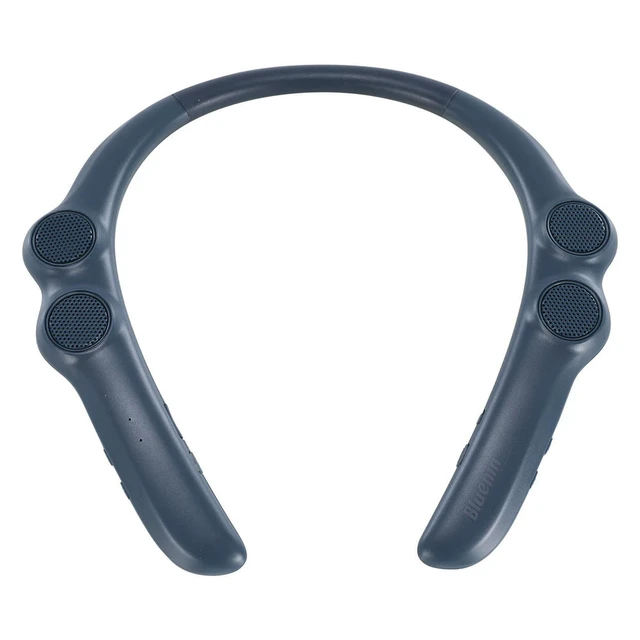 Alt view image 4 of 6 - Neckband Speaker Bluetooth-Compatible 5.0 Stereo Speaker 15H Playtime Mini Subwoofer IPX4 Waterproof for Outdoor Sport