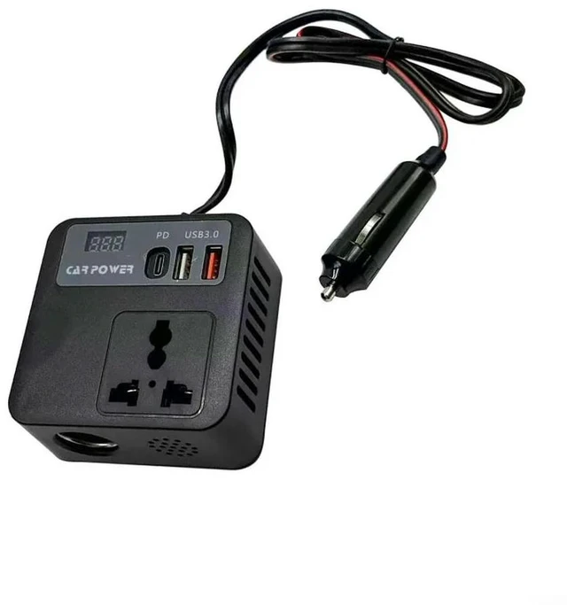 Alt view image 6 of 6 - Car Power Converter Multifunctional Vehicle Power Conversion Board Vehicle Inverter for Truck and All Types of Vehicles