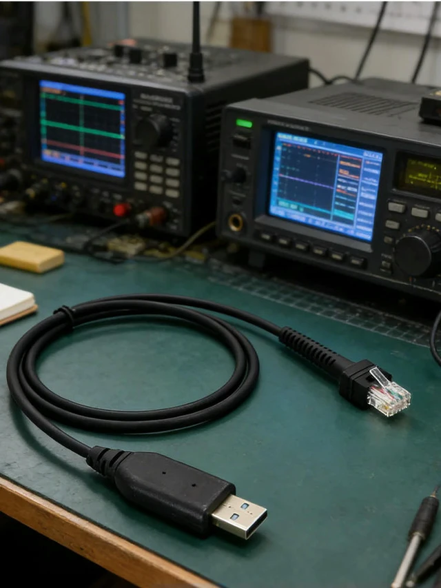 Alt view image 6 of 6 - 3.3Ft USB Programming Cable for Mobile Radio GM339 GM360 GM950 MCX760 CDM1250 CDM1550 M1225 MCX600 SM50