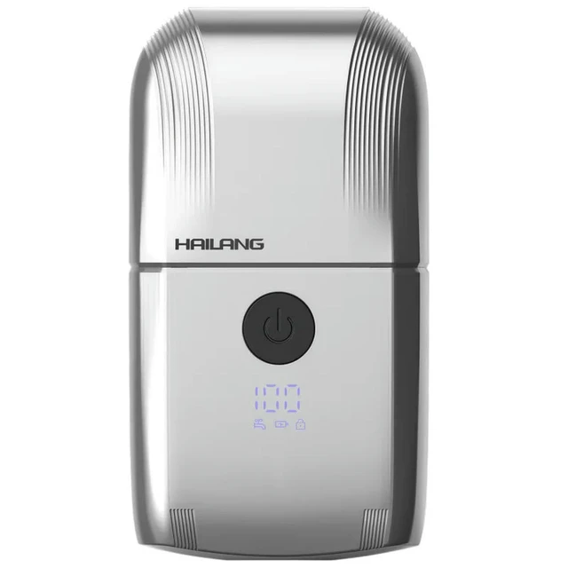 Alt view image 4 of 6 - Mens Electric Shaver Compact Facial Trimmer Fully Waterproof Floating Head Support Type-C Charging for Business Travel