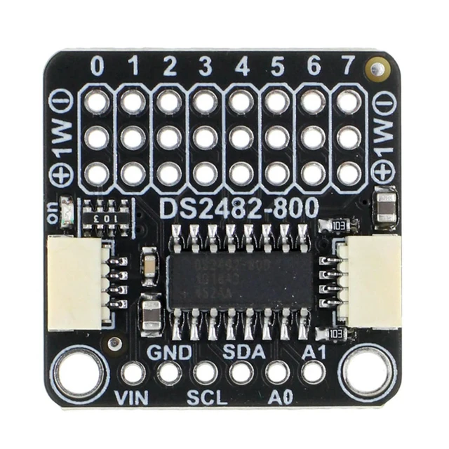 Alt view image 5 of 6 - DS2482S-800 I2C to 1-Wire Module 8-Channel STEMMA QT Qwiic Wide Temp CircuitPython Support