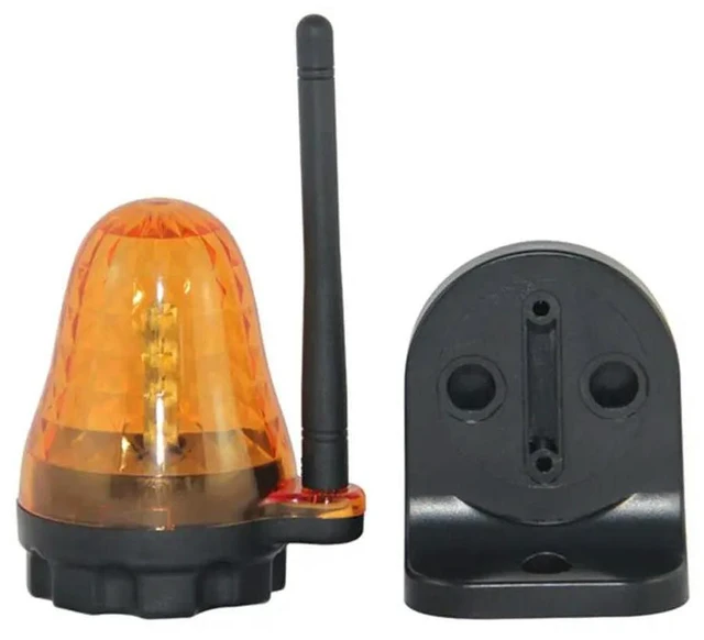 Alt view image 5 of 6 - LED Warning Beacon Light 2Pcs AC12-265V Universal Alarm Signal Lamp For Automatic Gates Garage Door Rolling Shutter