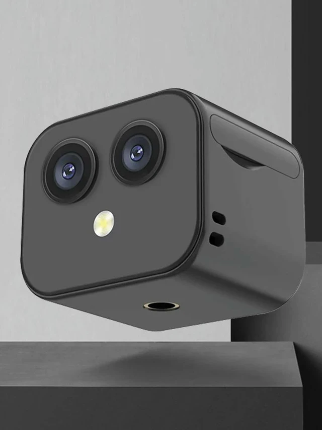 Alt view image 6 of 6 - Surveillance Camera 4K HD Monitor Cam Night Vision Monitoring Camera USB Rechargeable Remote Viewing for Indoor Outdoor