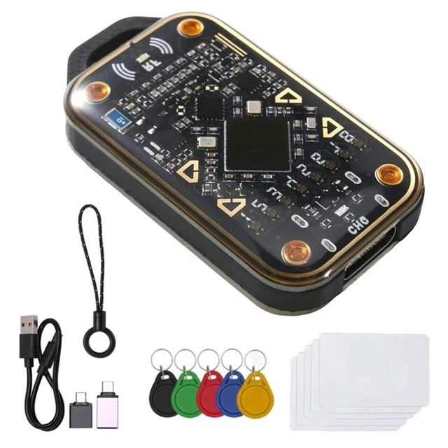 Alt view image 4 of 6 - Chameleon V3.0 RFID Chip Emulator Card Reader NFC Read Writer ID IC Card Tag Copyer+5XUID Keychain/Card