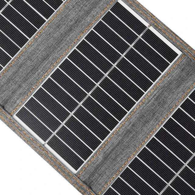 Alt view image 5 of 6 - USB Charger High Conversion Efficiency 16W 5V Foldable Solar Panel Outdoor Power Bank for Hiking Travel